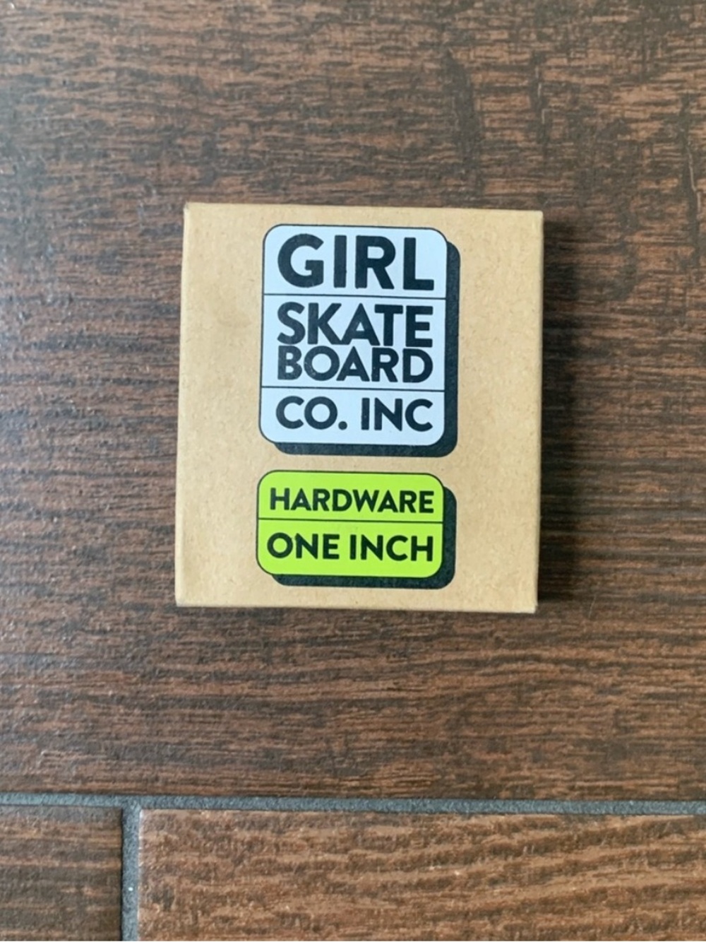 Skateboarding hardware 1 inch